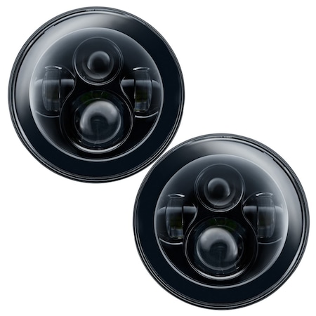 Oracle Lighting Sealed Beam, 7" Round, White Halo, Requires Headlight Bulb Adapter Depending On Application, 2PK 5769-001